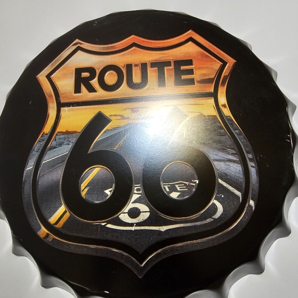 Route 66 metal sign